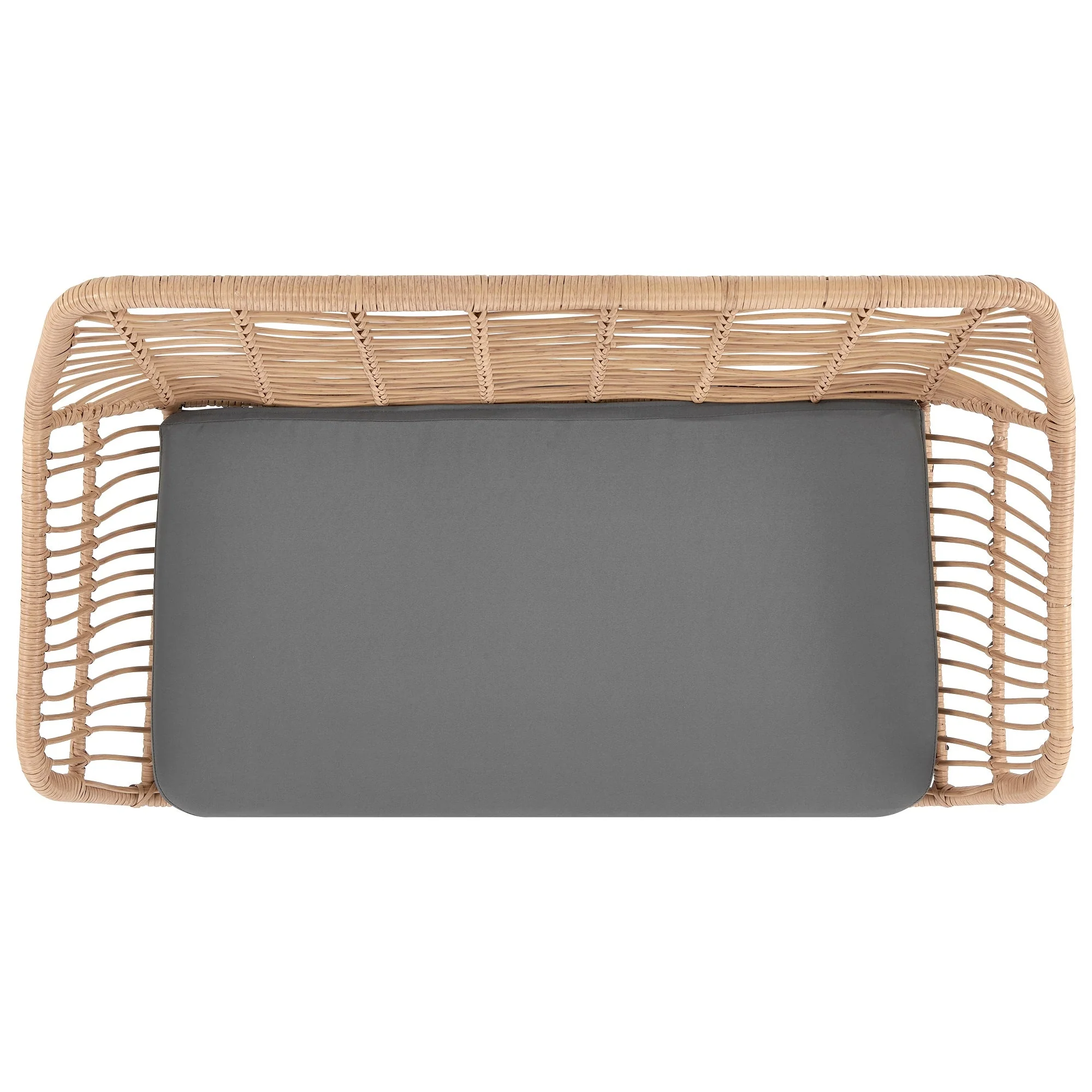 Antibes 2.0 Patio 4-Person Conversation Set with Coffee Table with Grey Cushions - Image 9