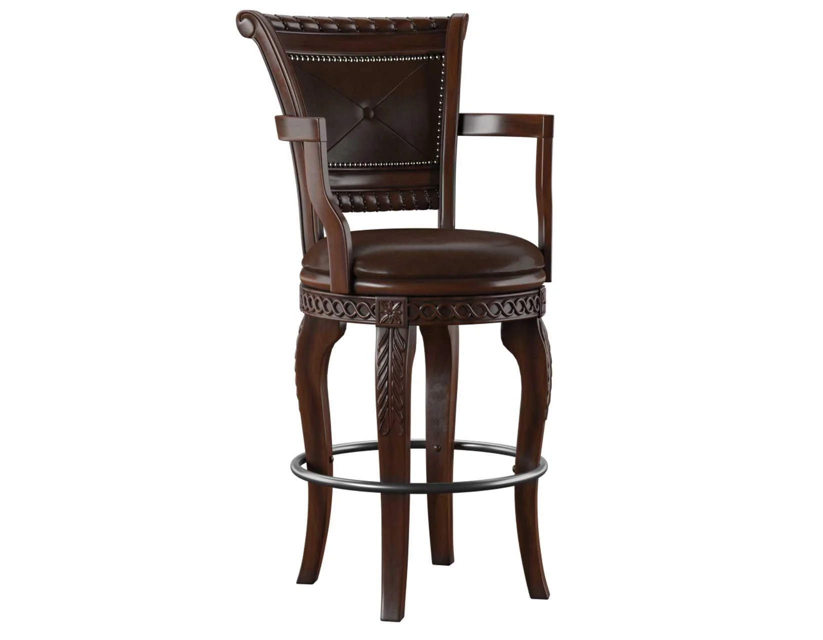 Antoinette 30″ Bar Stool,Swivel, Set of 2 - Image 9