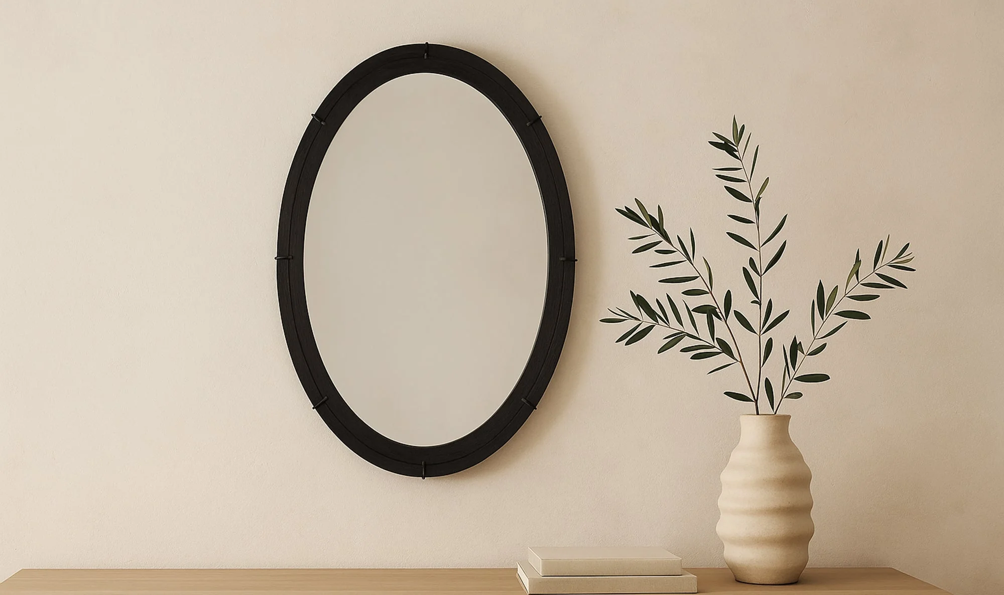 Antoni Mirror Black Large Black - Image 3