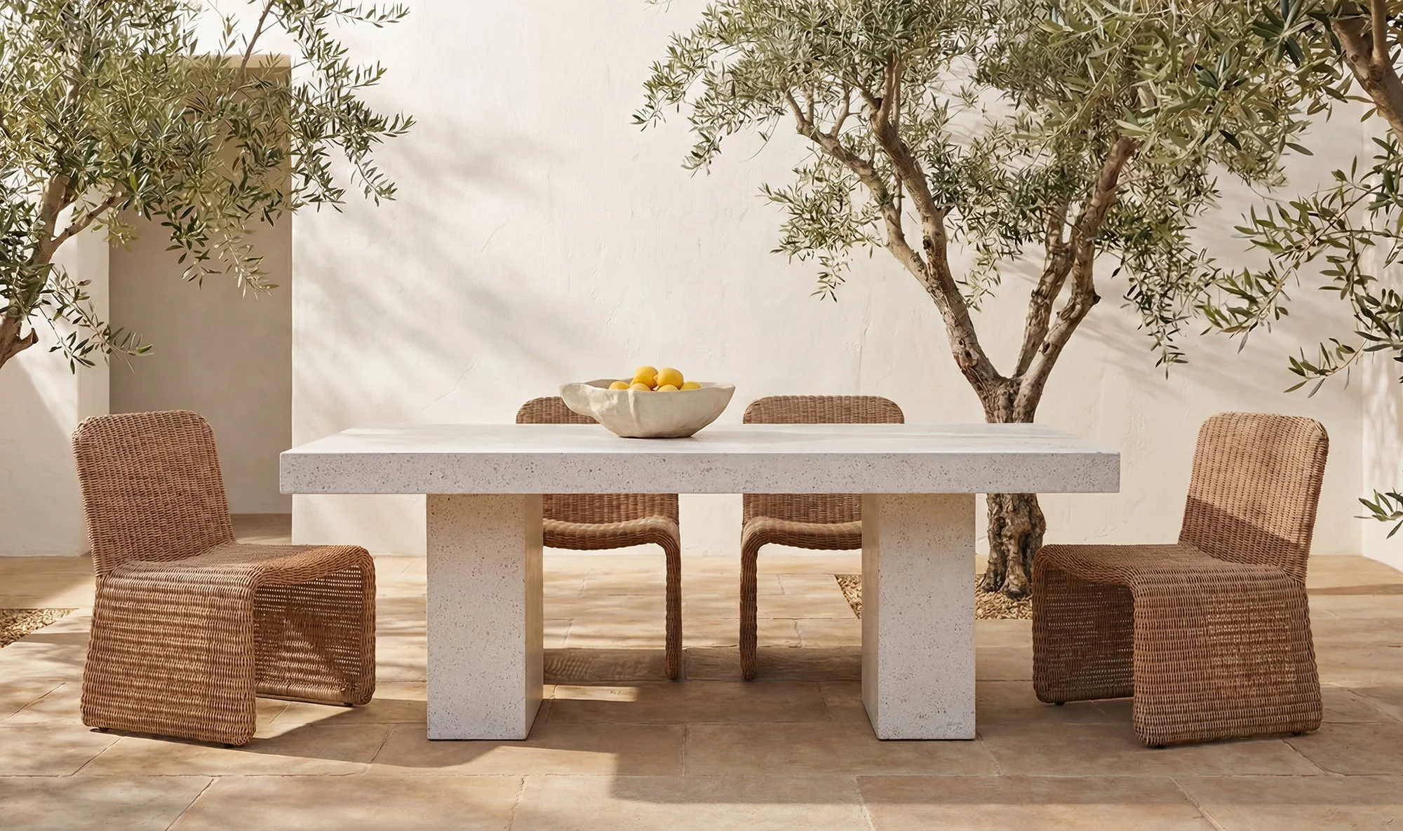 Antonius Outdoor Dining Table Terrazzo - Image 4