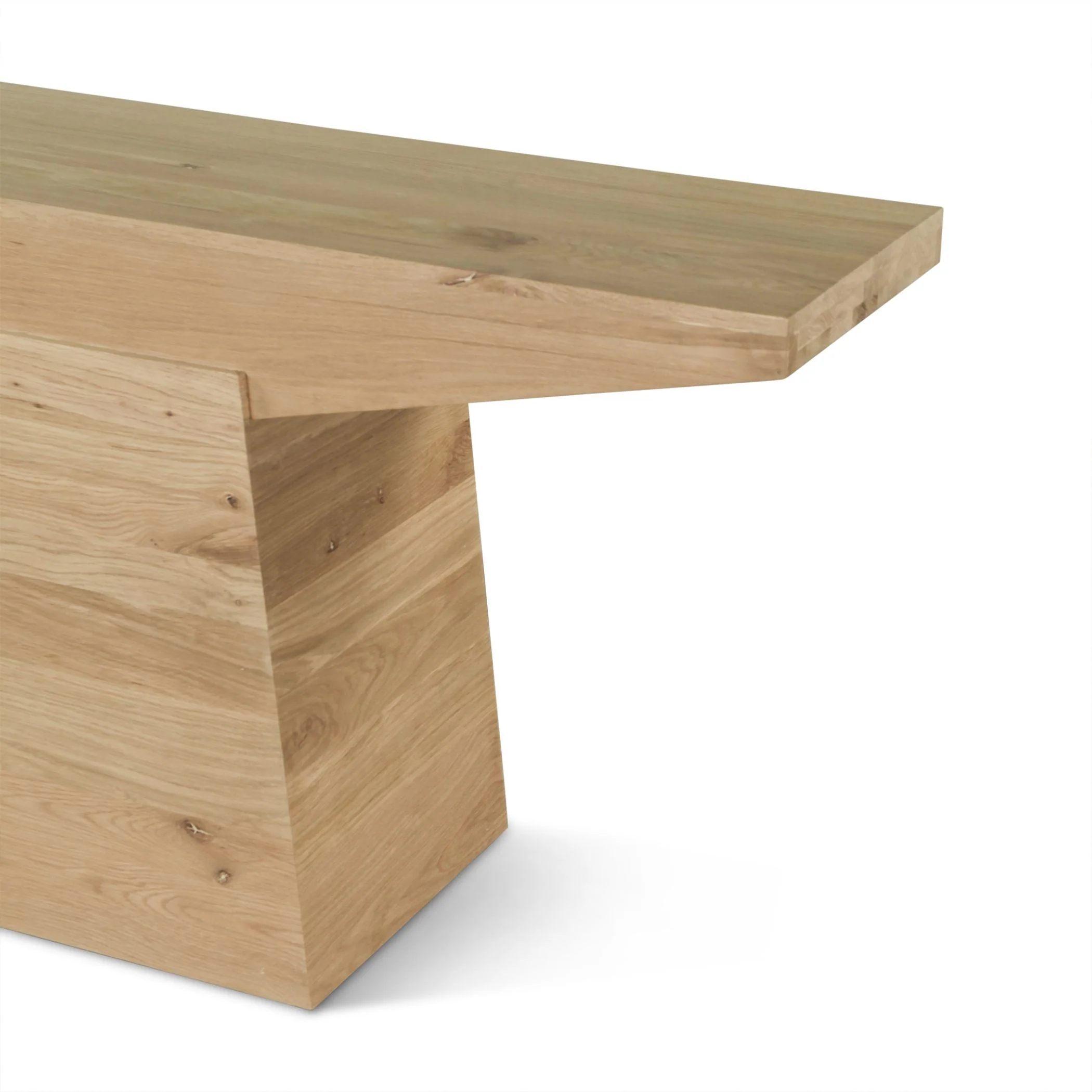 Anvil 68" Console Table in Natural Oak - Image 5