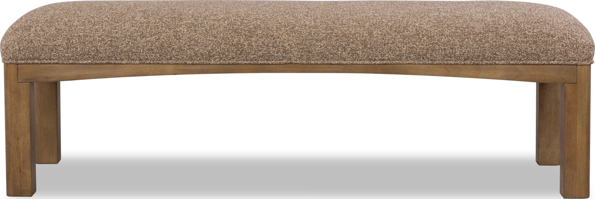 Arden Tavern Brown Upholstered Bench - Image 2