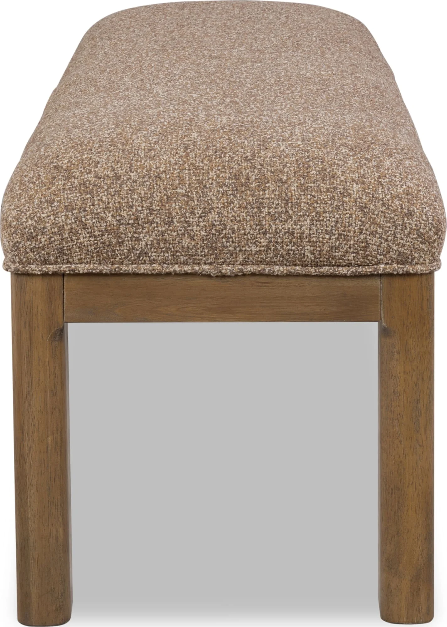 Arden Tavern Brown Upholstered Bench - Image 4