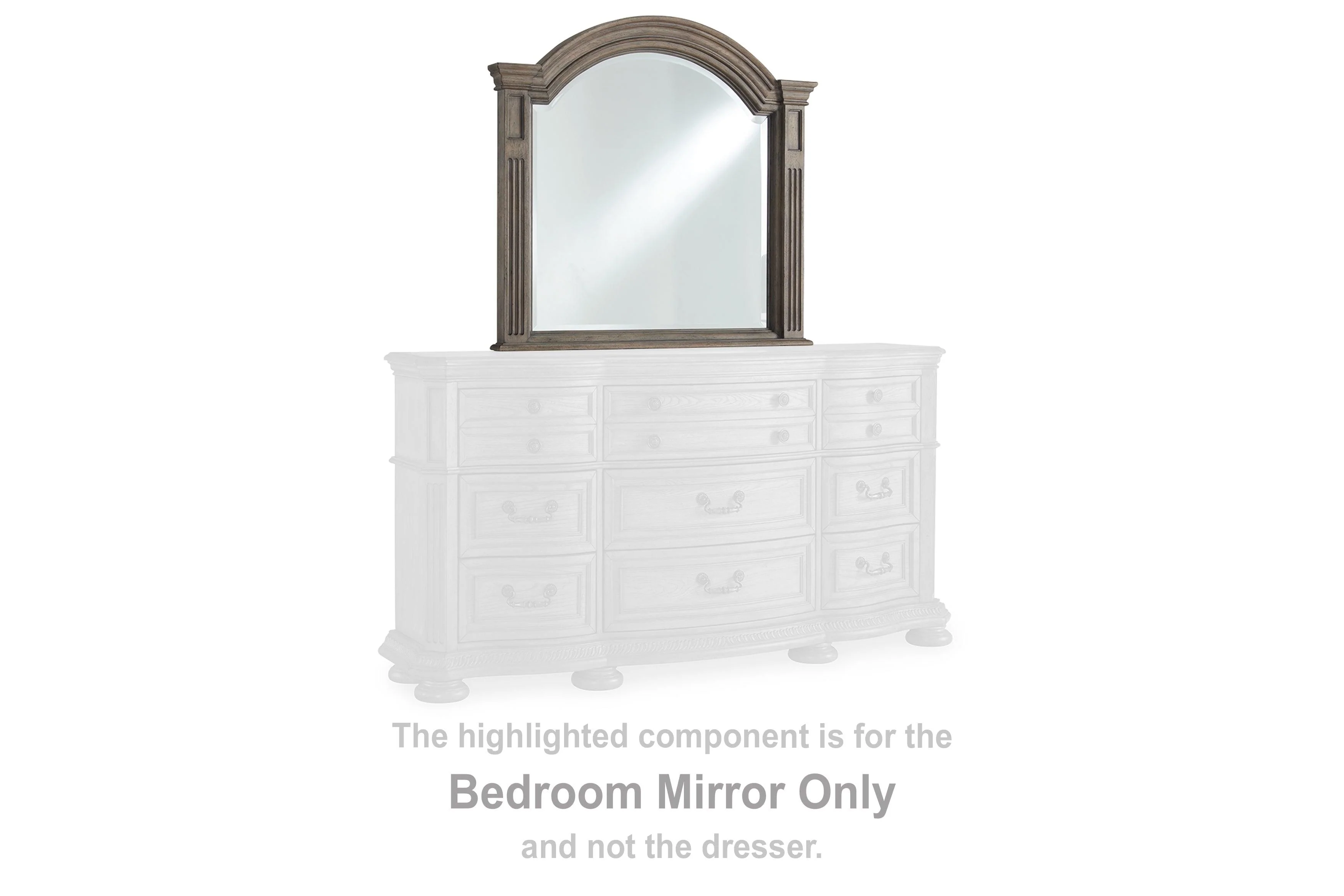 Ardenfield Light Brown Bedroom Mirror - Image 3