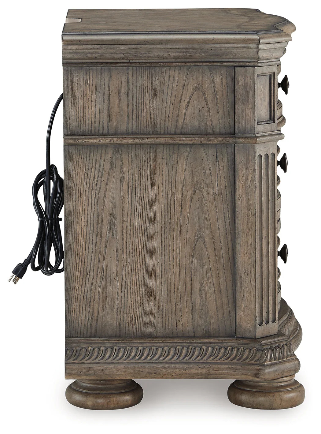 Ardenfield Light Brown California King Sleigh Bedroom Set with Chest and Nightstand - Image 11