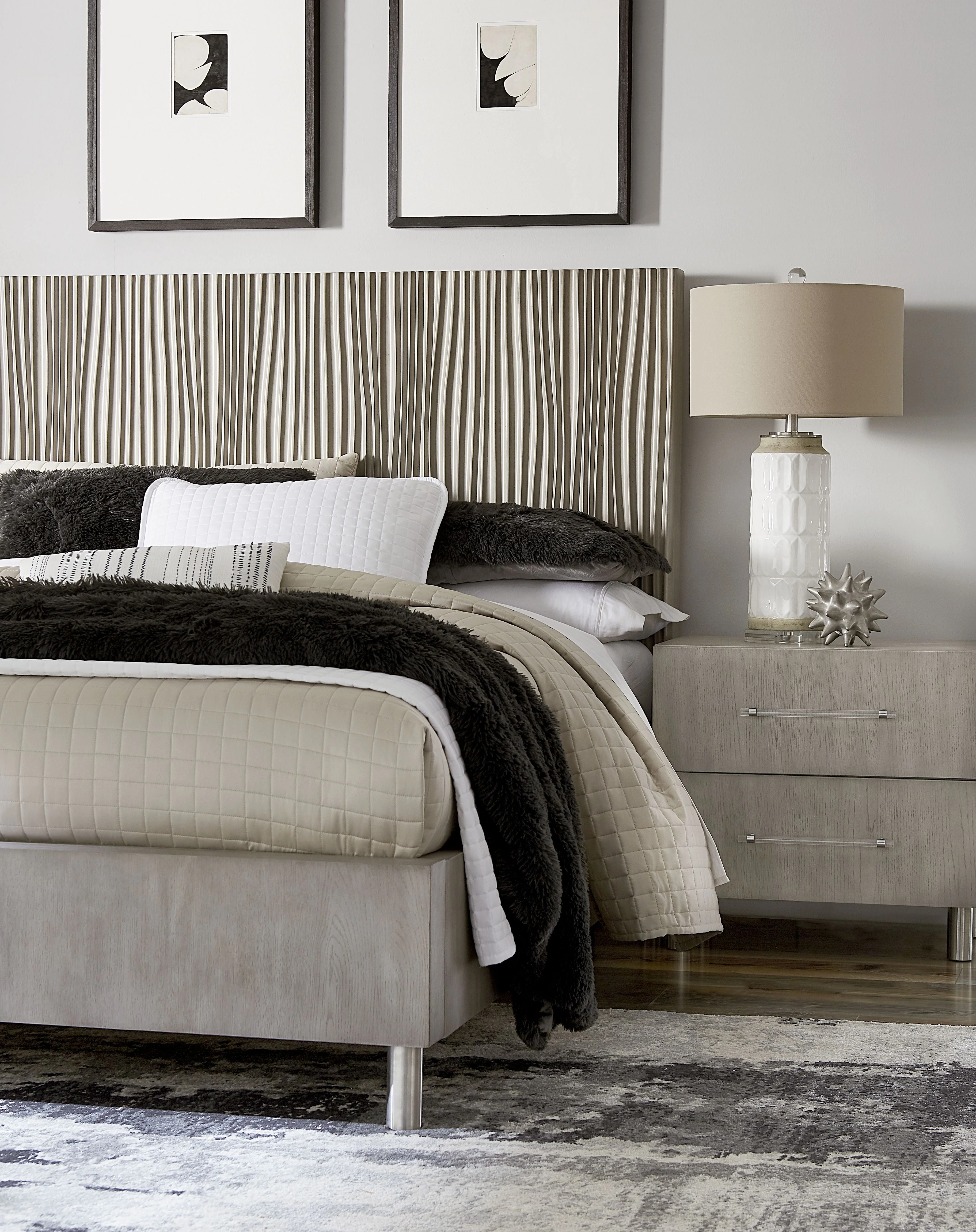Argento Nightstand in Misty Grey - Image 3