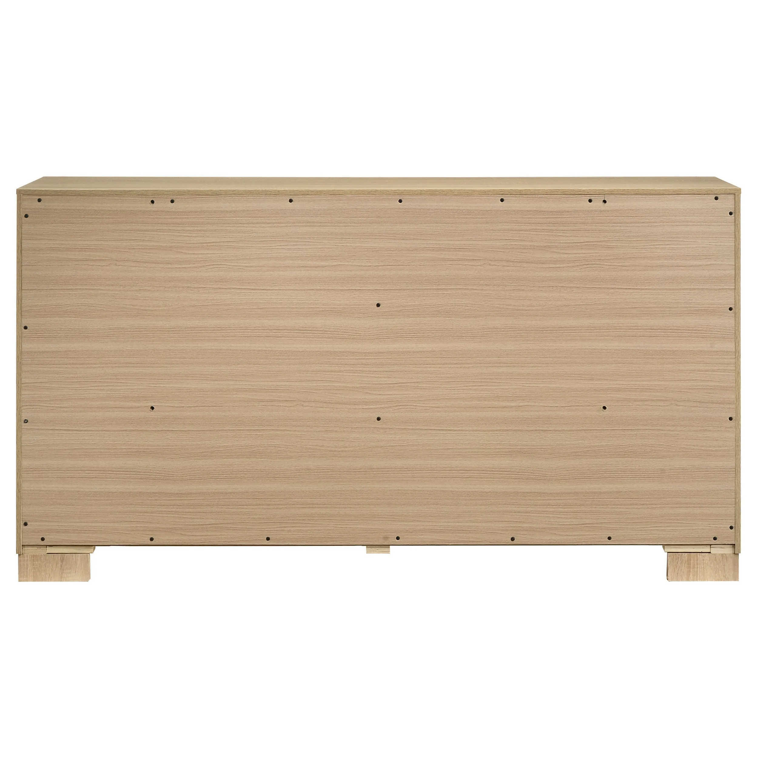 Arielle Light Oak 6-drawer Bedroom Dresser Cabinet - Image 5