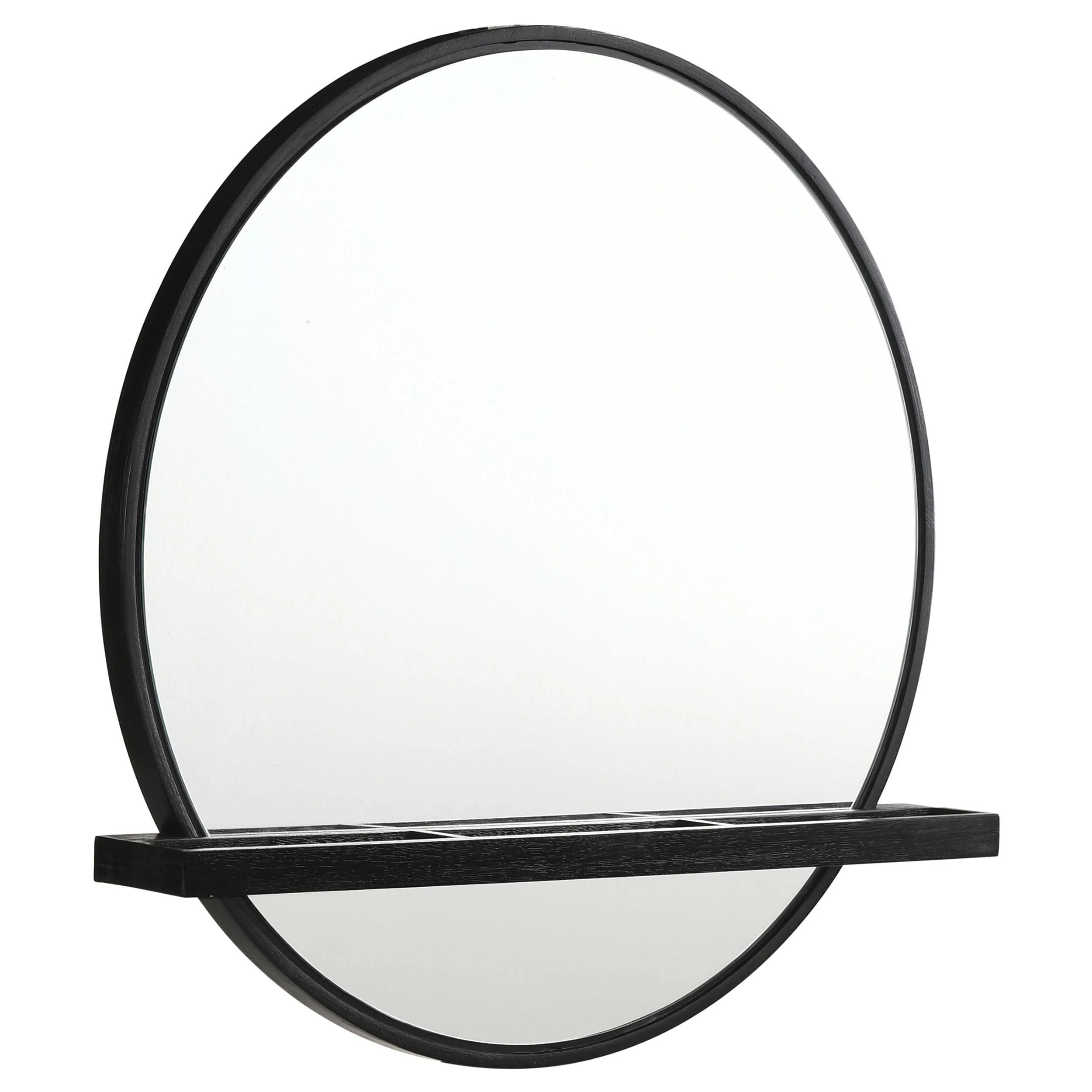 Arini Black 2-piece Makeup Vanity Table and Mirror Set - Image 5
