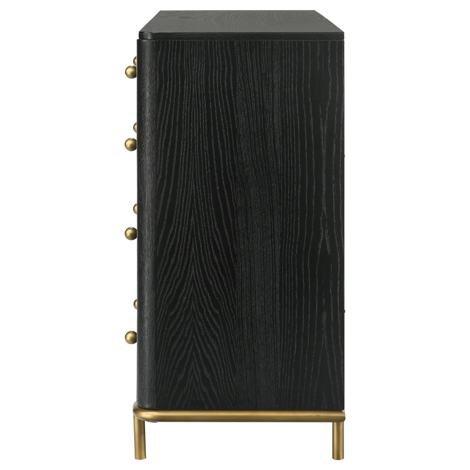 Arini Black 8-drawer Bedroom Dresser - Image 5