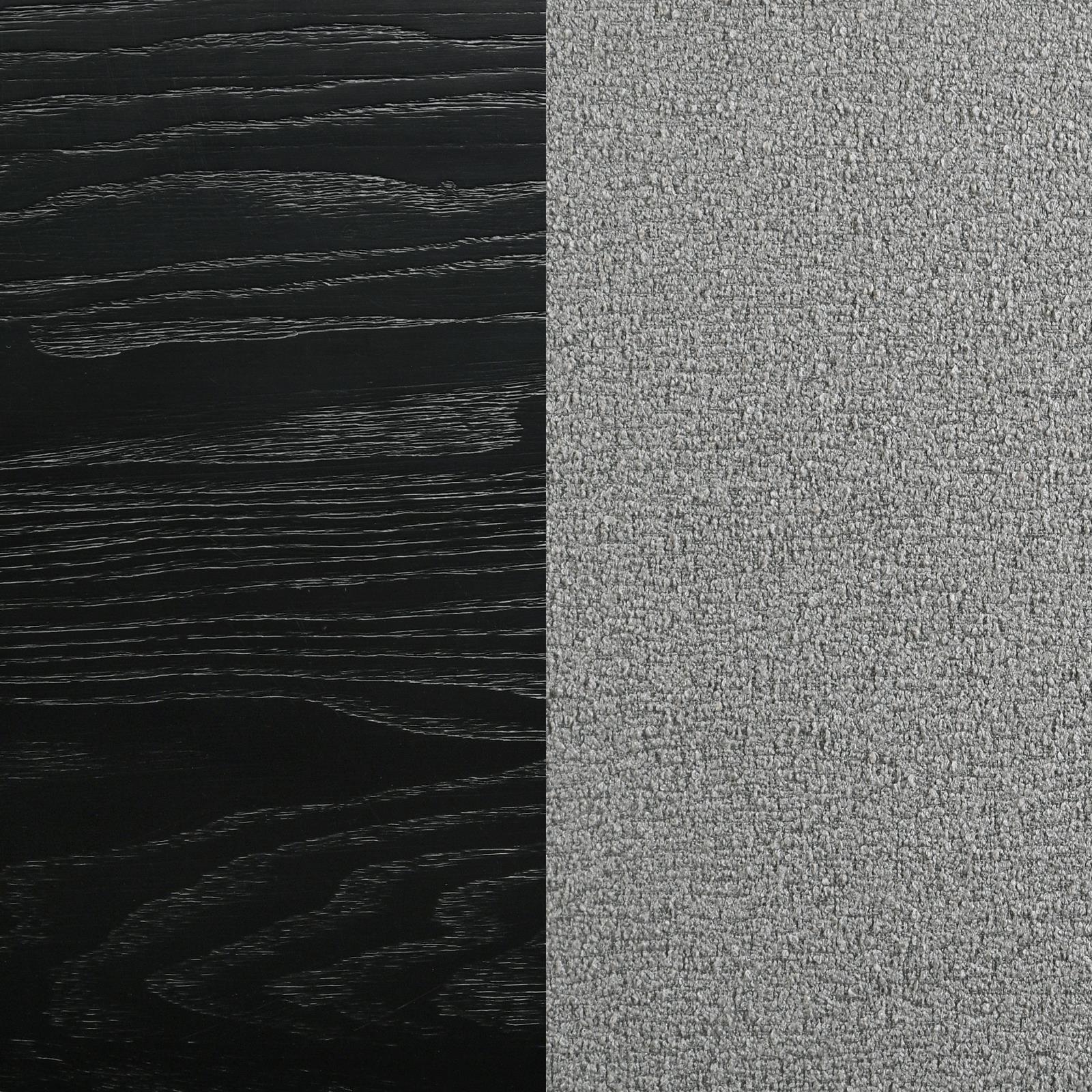 Arini Black and Grey Queen Bed with Upholstered Headboard - Image 10