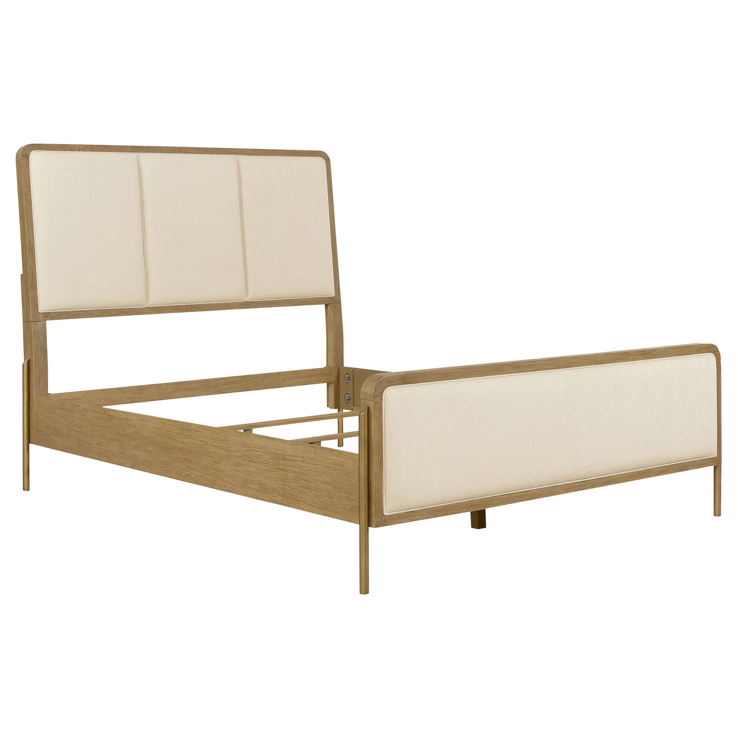 Arini Cream and Sand Wash Eastern King Panel Bed - Image 10