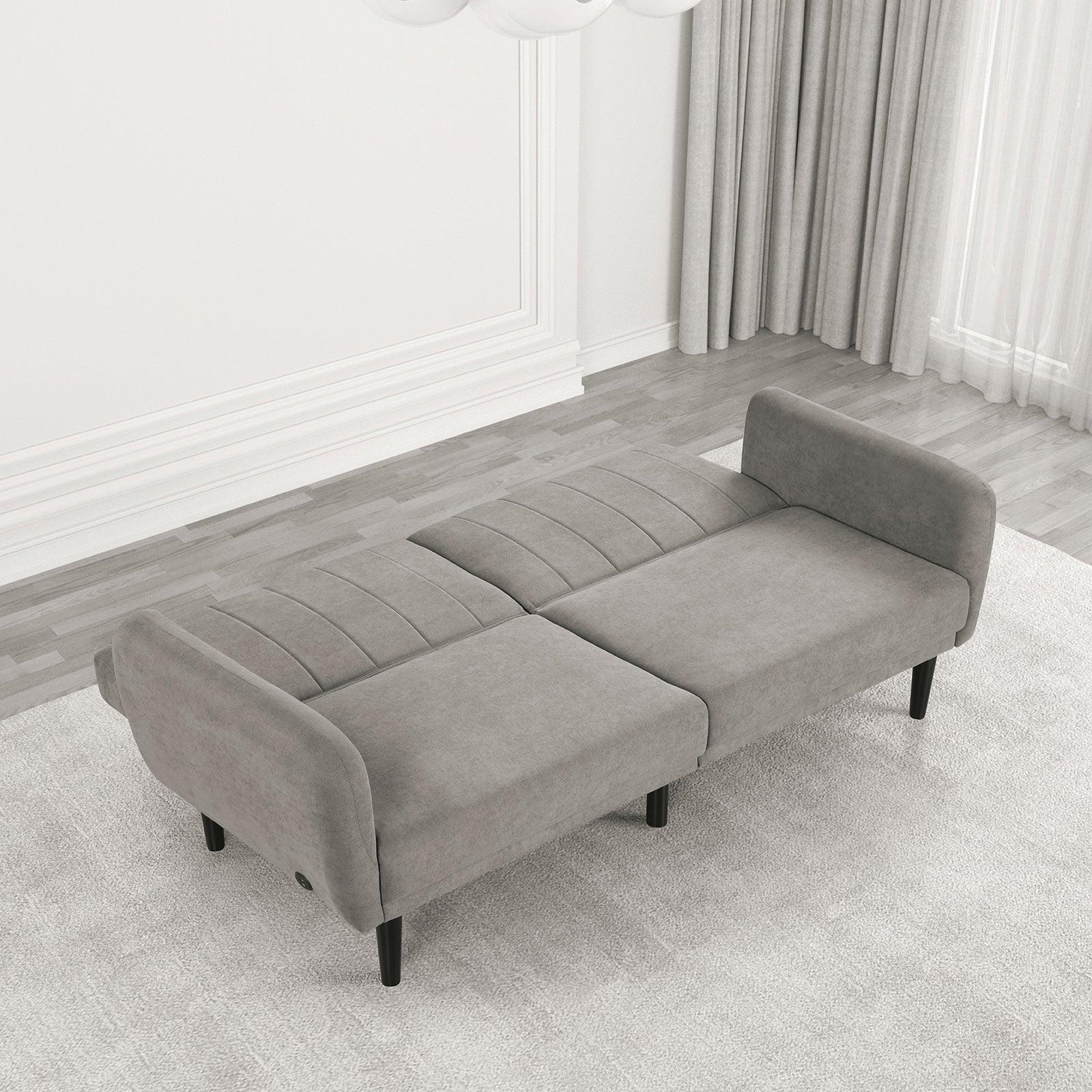 Aristide Gray Futon Sofa - Image 2