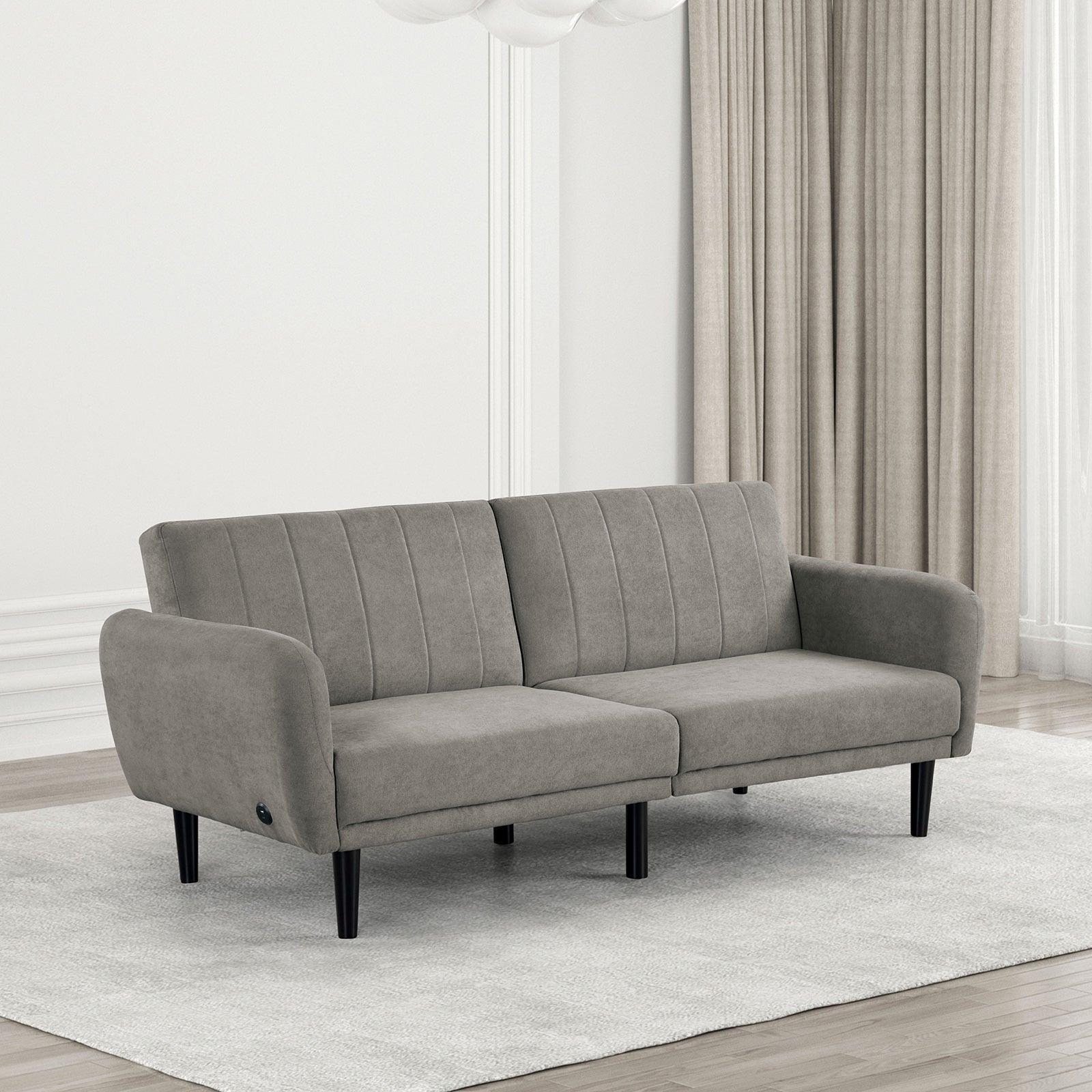 Aristide Gray Futon Sofa - Image 6