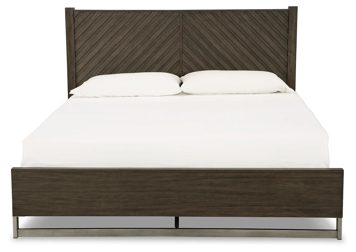Arkenton Grayish Brown California King Panel Bed - Image 4