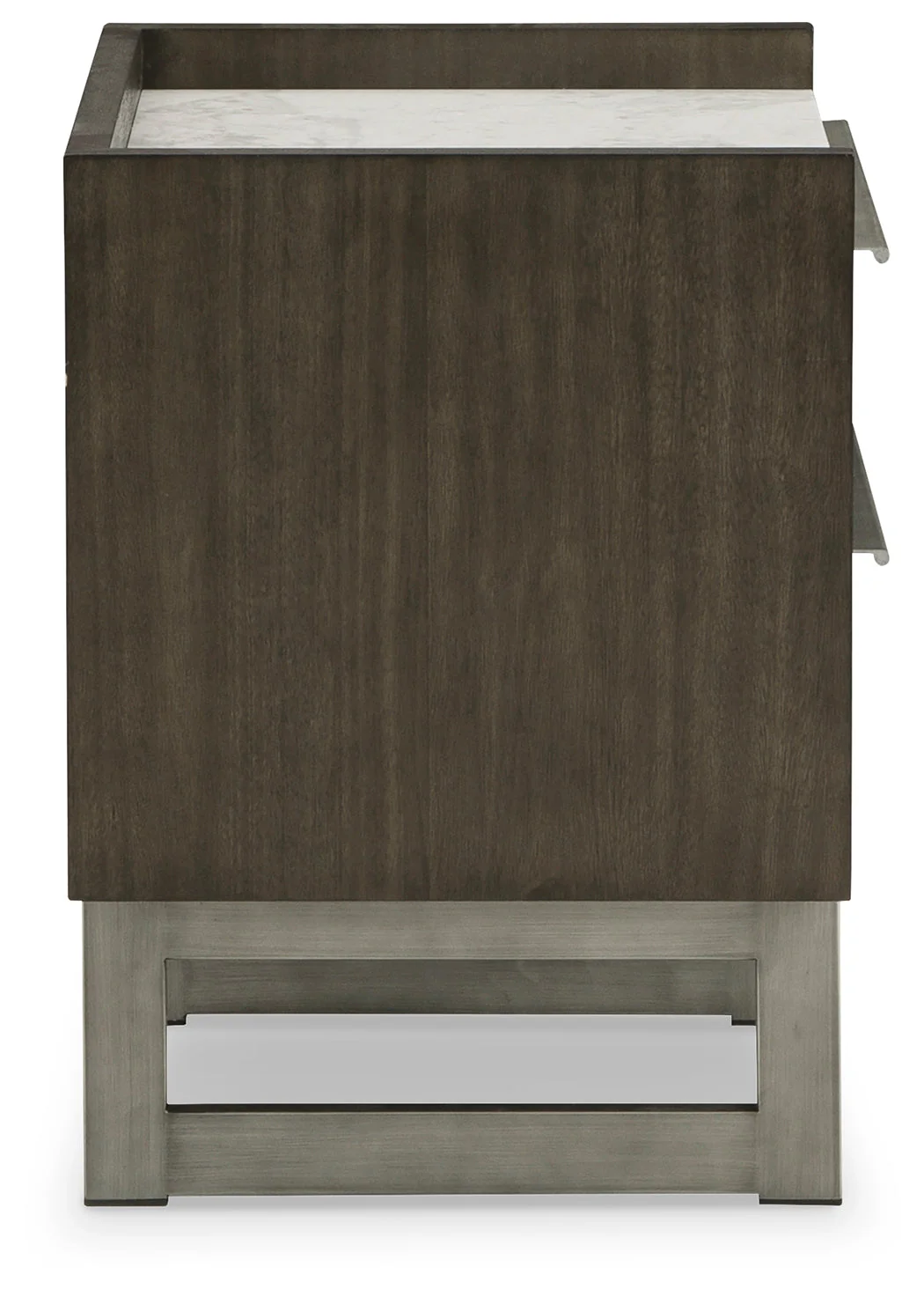 Arkenton Grayish Brown/White Nightstand - Image 5