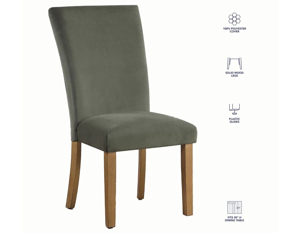 Artemis 70″ Rect White Marble Table, Tan Finish w/4 Green Velvet Chairs - Image 14