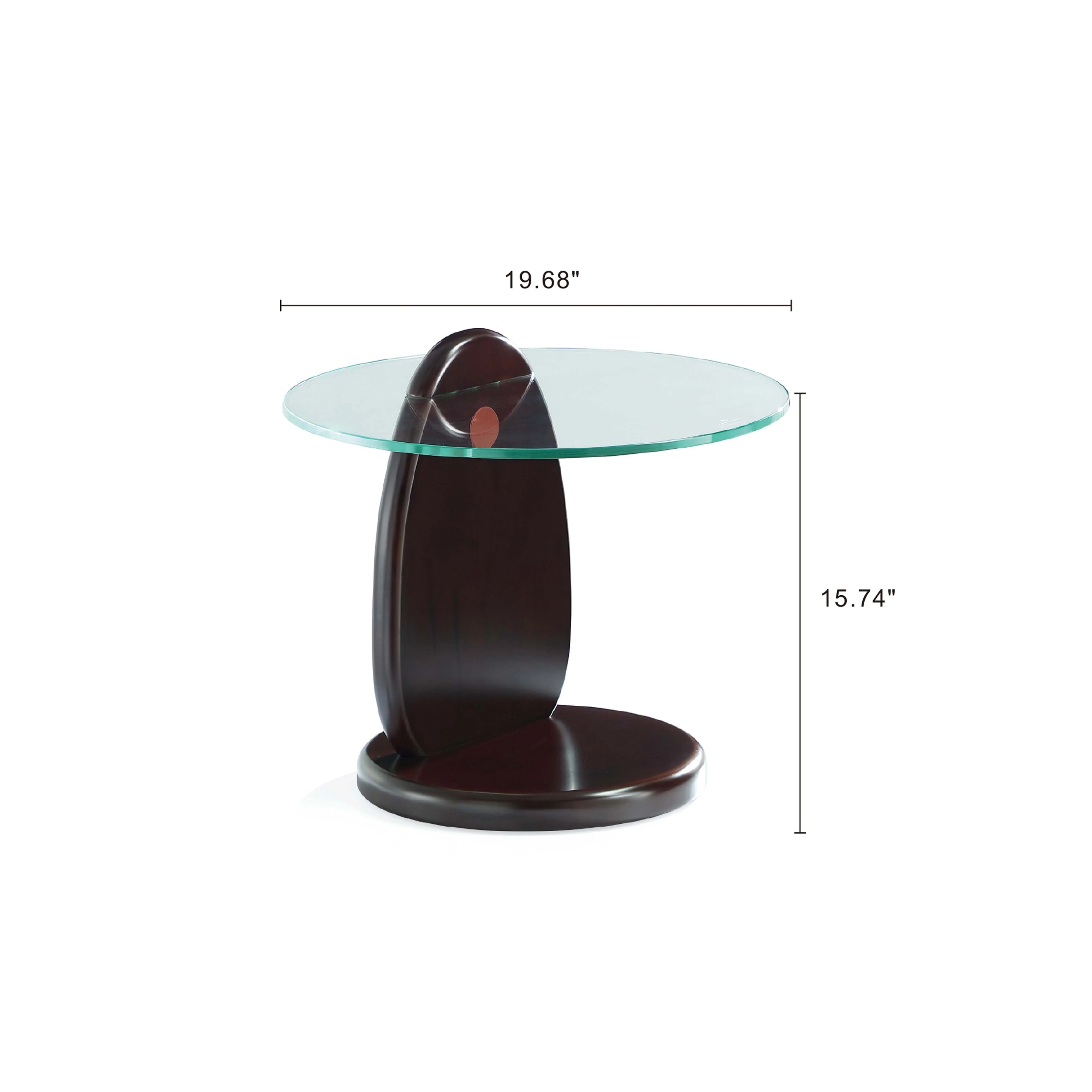 Artesia End Table in Dark Walnut - Image 3