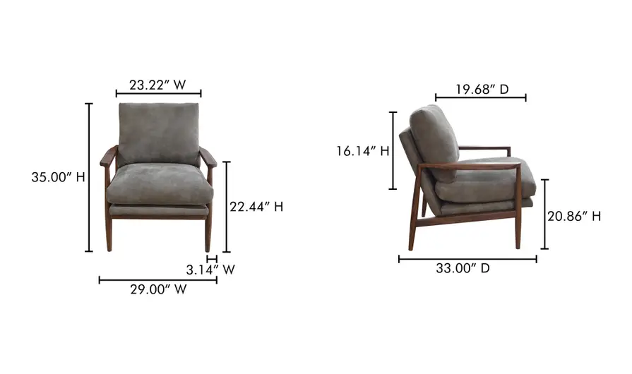Arturo Accent Chair Brown - Image 9
