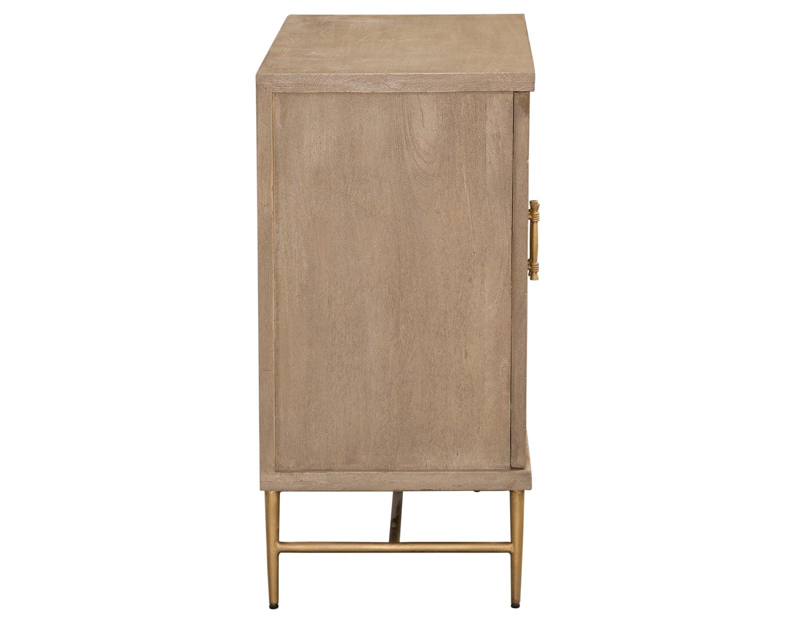 Arun Solid Wood 2-Door Accent Cabinet - Image 5