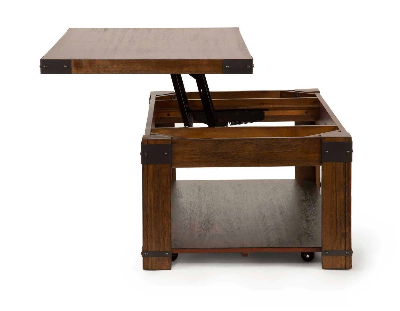 Arusha Lift Top Cocktail Table w/Casters - Image 7