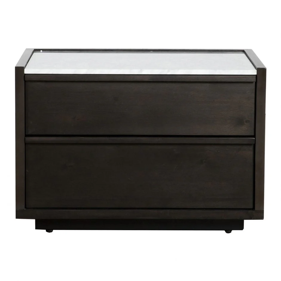 Ashcroft Nightstand Dark Grey