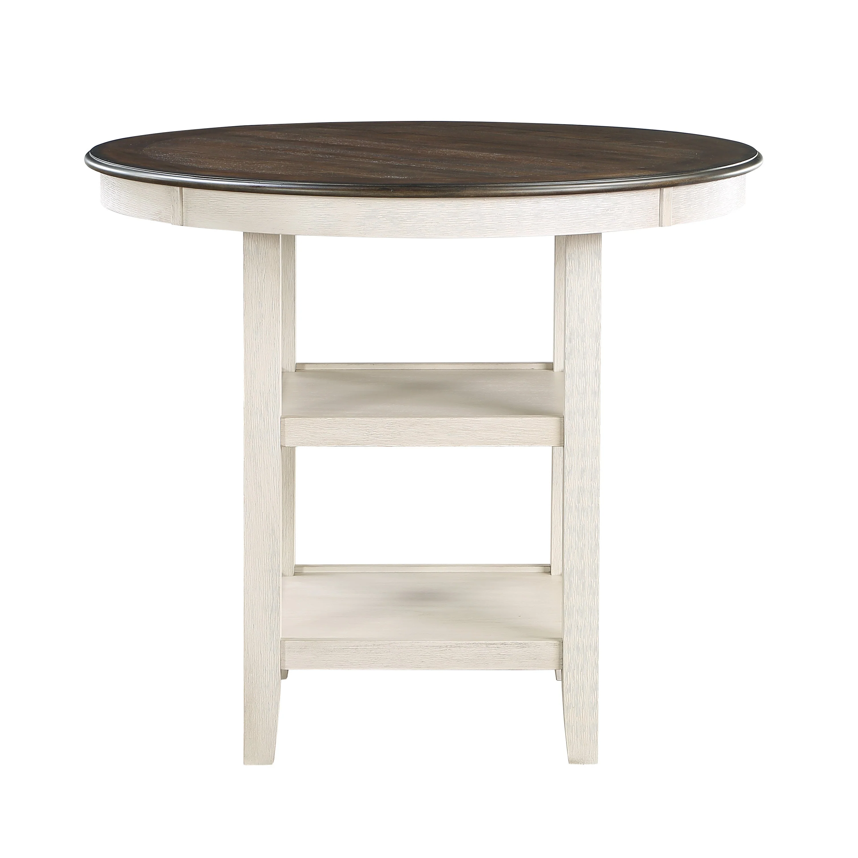 Asher Antique White/Brown Counter Height Set - Image 3