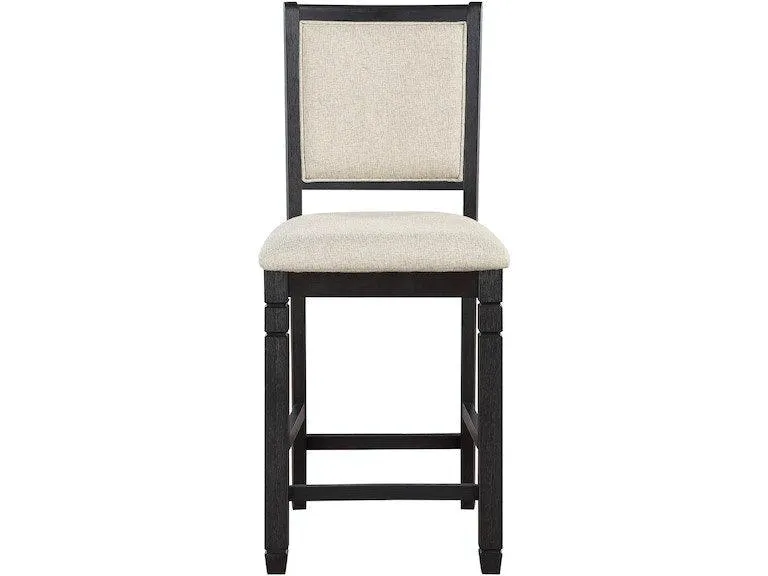 Asher Black/Brown Counter Chair, Set of 2 - Image 3