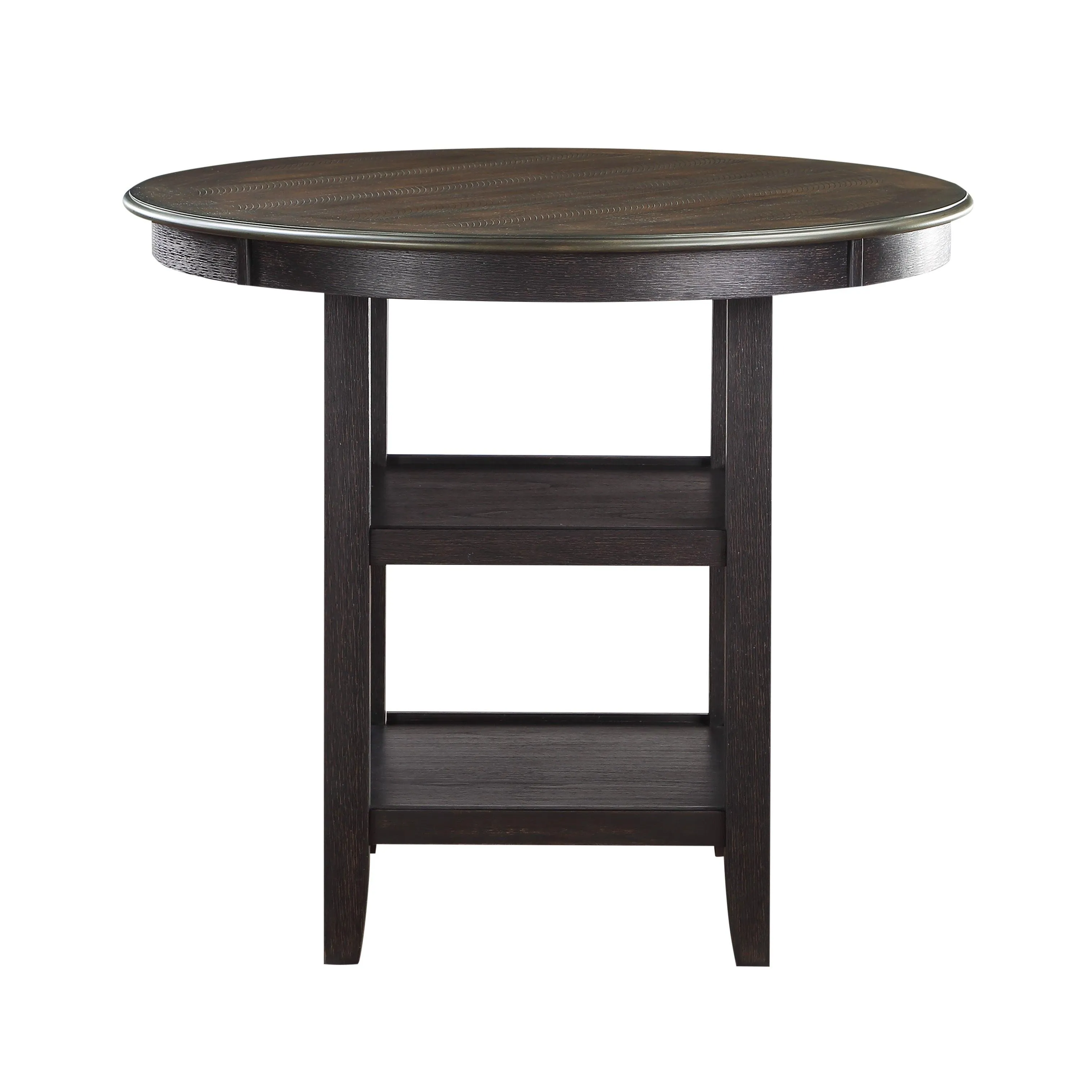 Asher Black/Brown Counter Height Table - Image 2