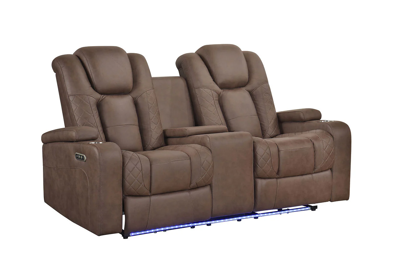 Ashley Brown 3-Piece Power Reclining Living Room Set - Image 9