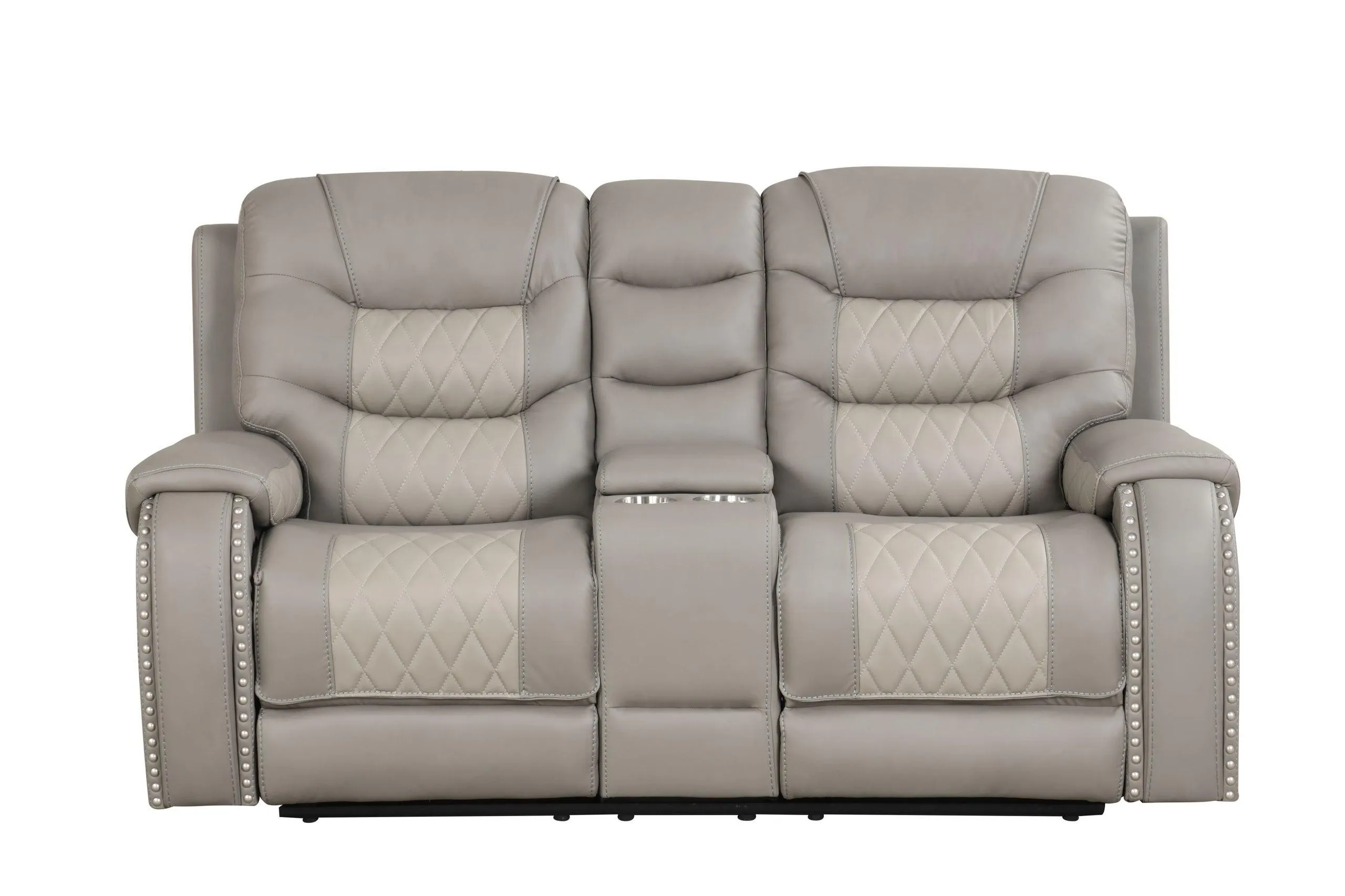 Ashley Gray 3-Piece Reclining Living Room Set - Image 4