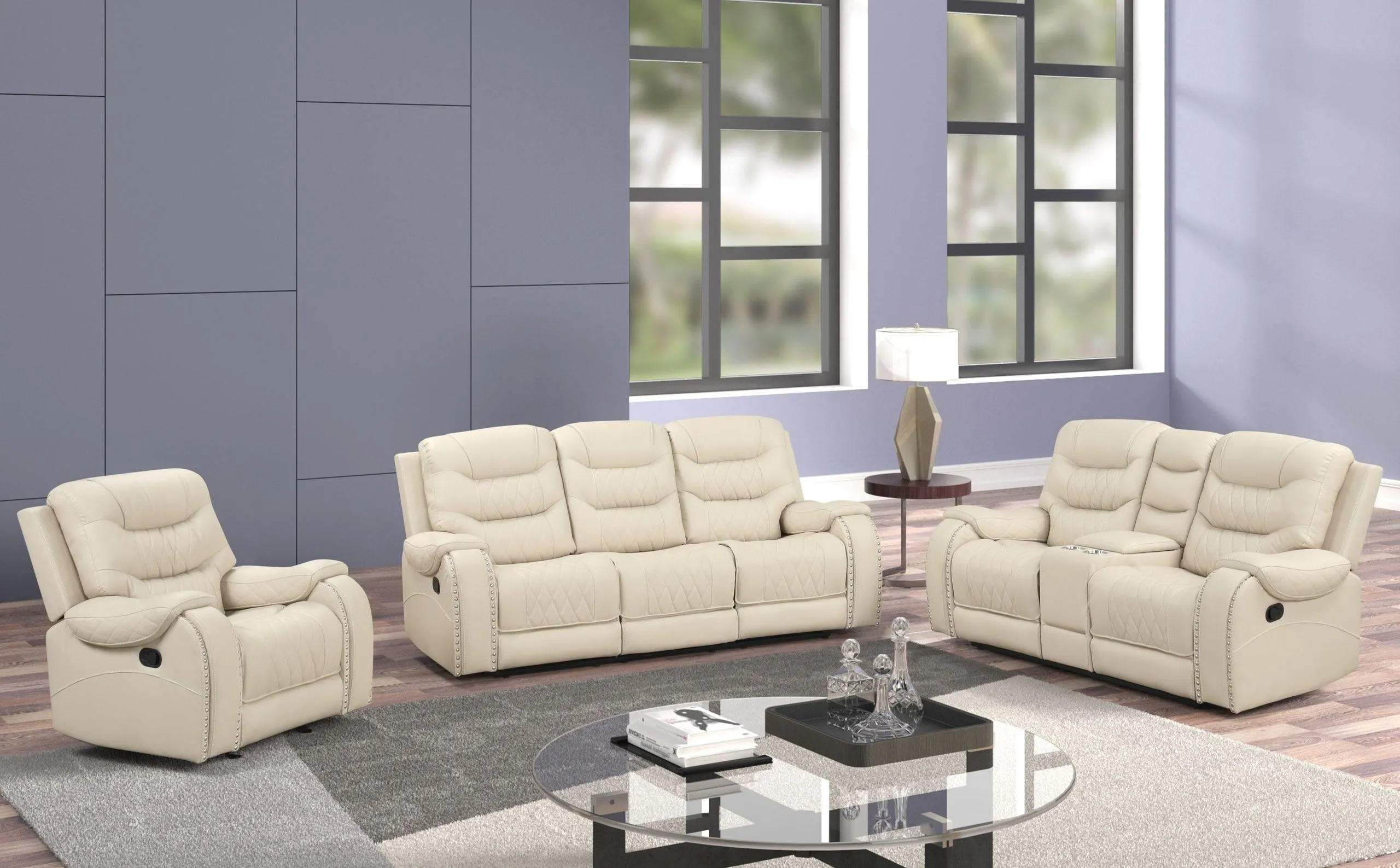 Ashley Sand Oversized 3PCS Reclining Living Room Set - Image 2
