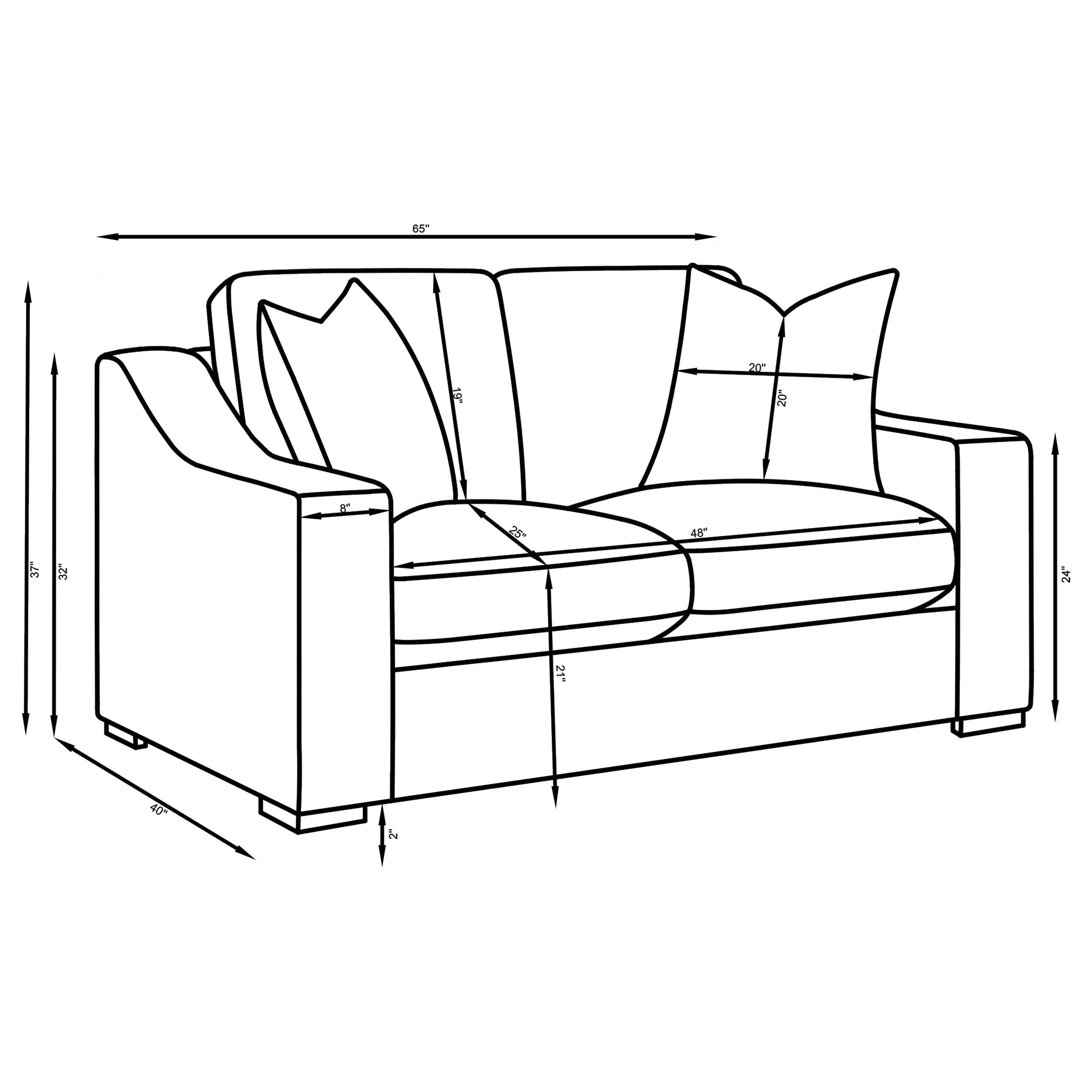 Ashlyn Sand 3-Piece Upholstered Track Arm Living Room Set - Image 10