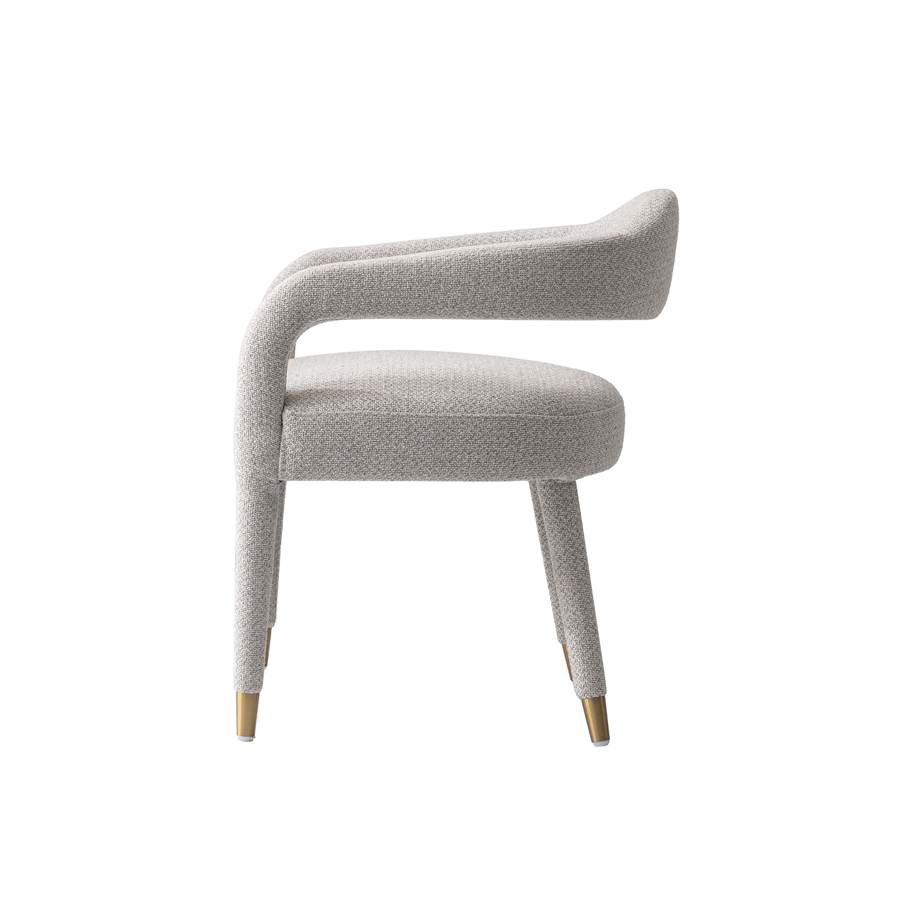 Aspen Dining Armchair in Silver Lining - Image 7