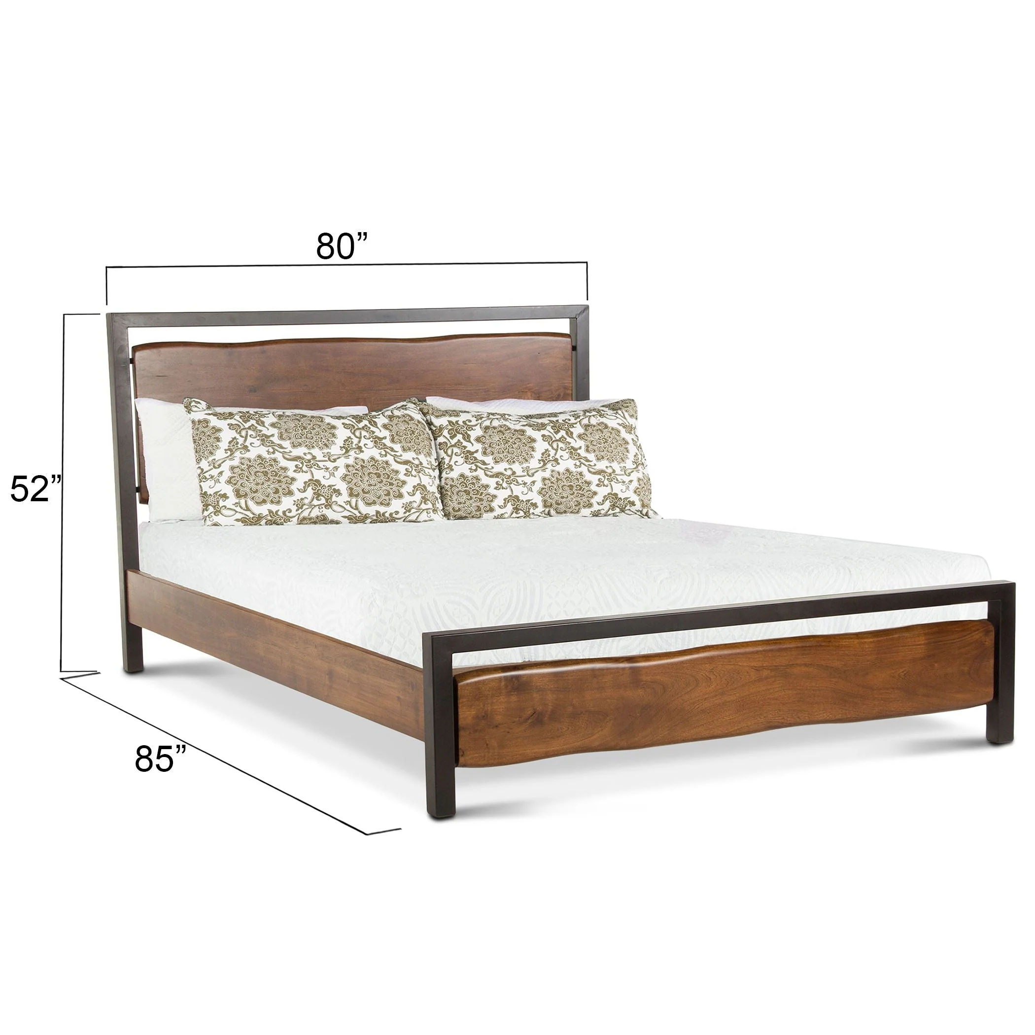 Aspen King Bed in Walnut - Image 10