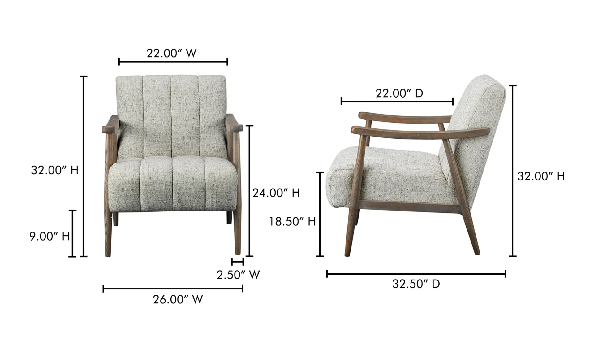 Aster Accent Chair Pebbled Beige - Image 6