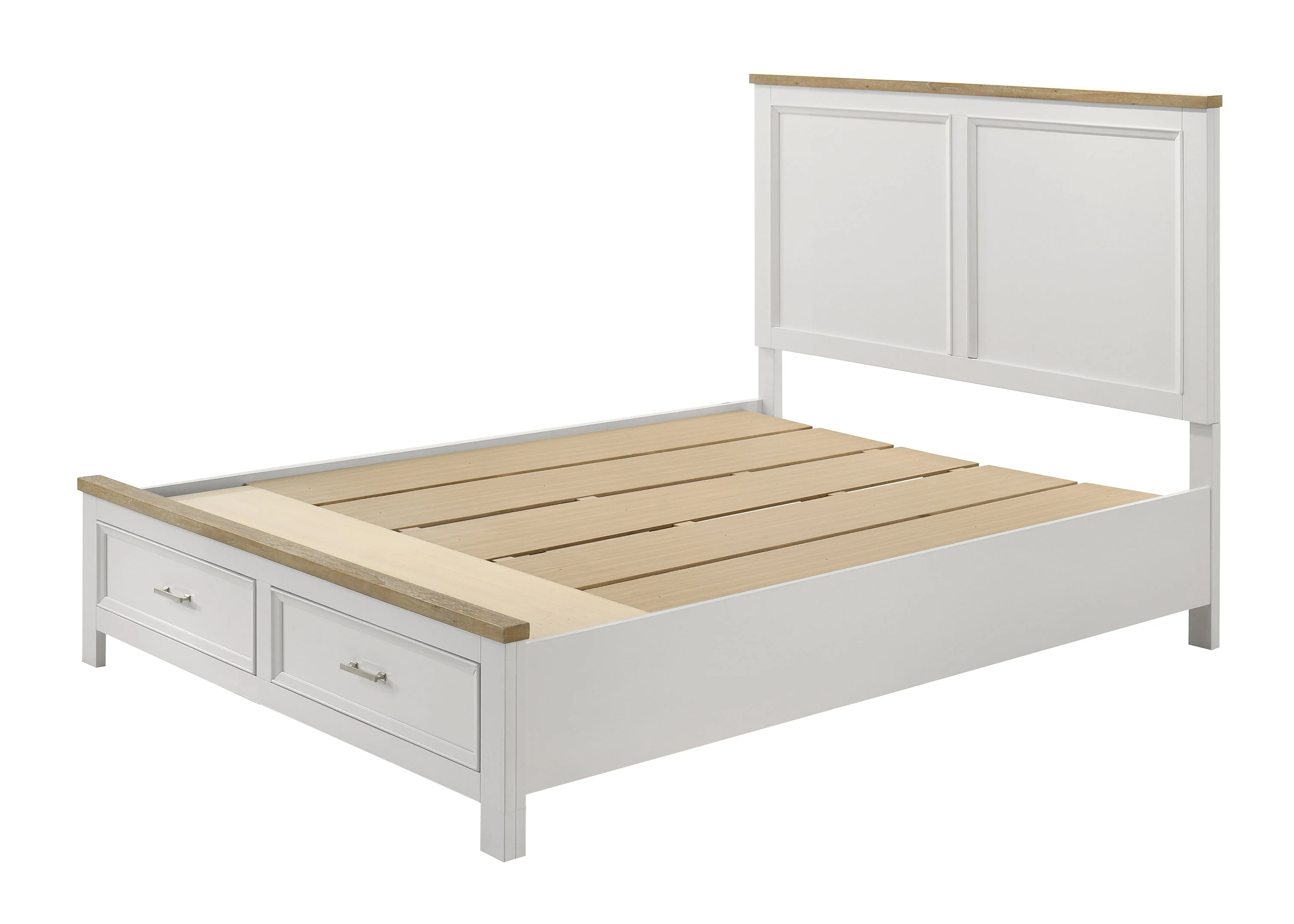 Aston White Queen Storage Bed - Image 3