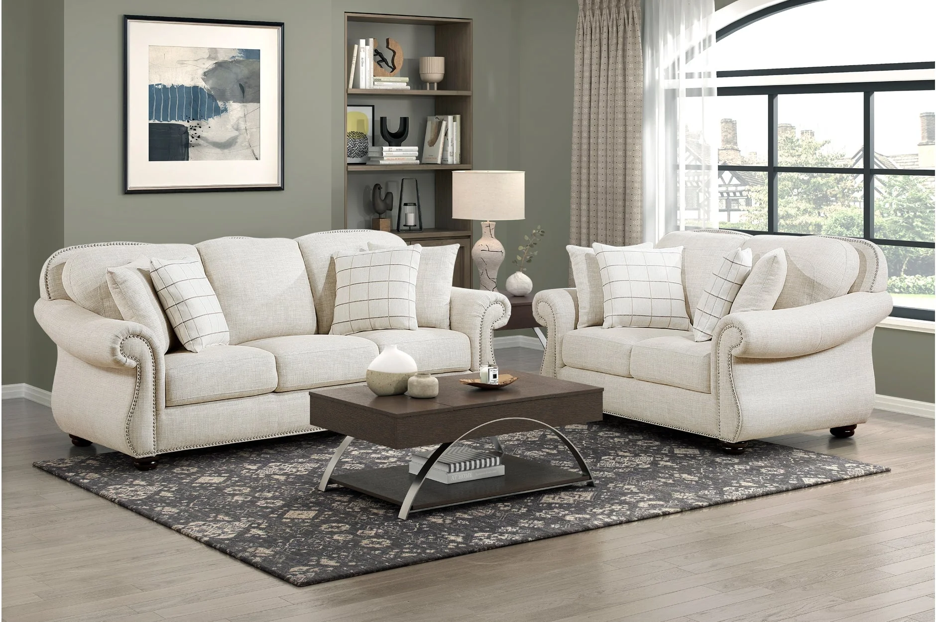 Attleboro Beige Sofa - Image 2