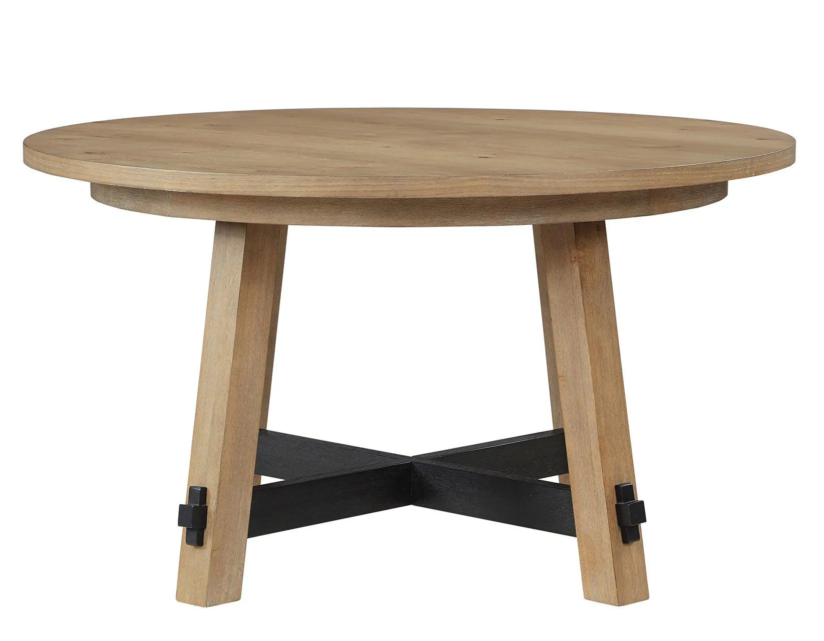 Aubrey 5-Piece 54″ Round Dining Table Set, Driftwood - Image 5