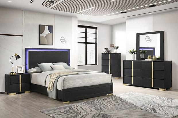 Aubrey  Black Bedroom Set
