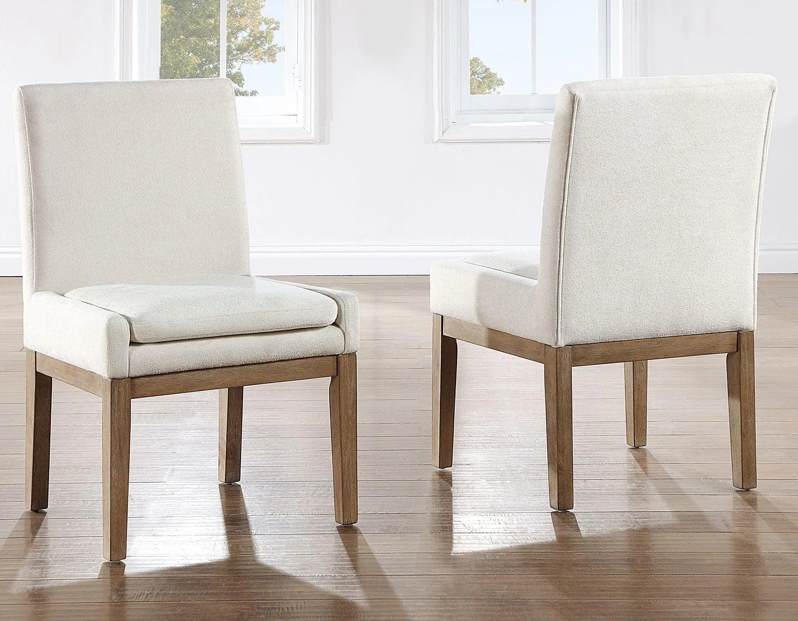 Aubrey Parsons Chair, Driftwood finish (Set of 2)