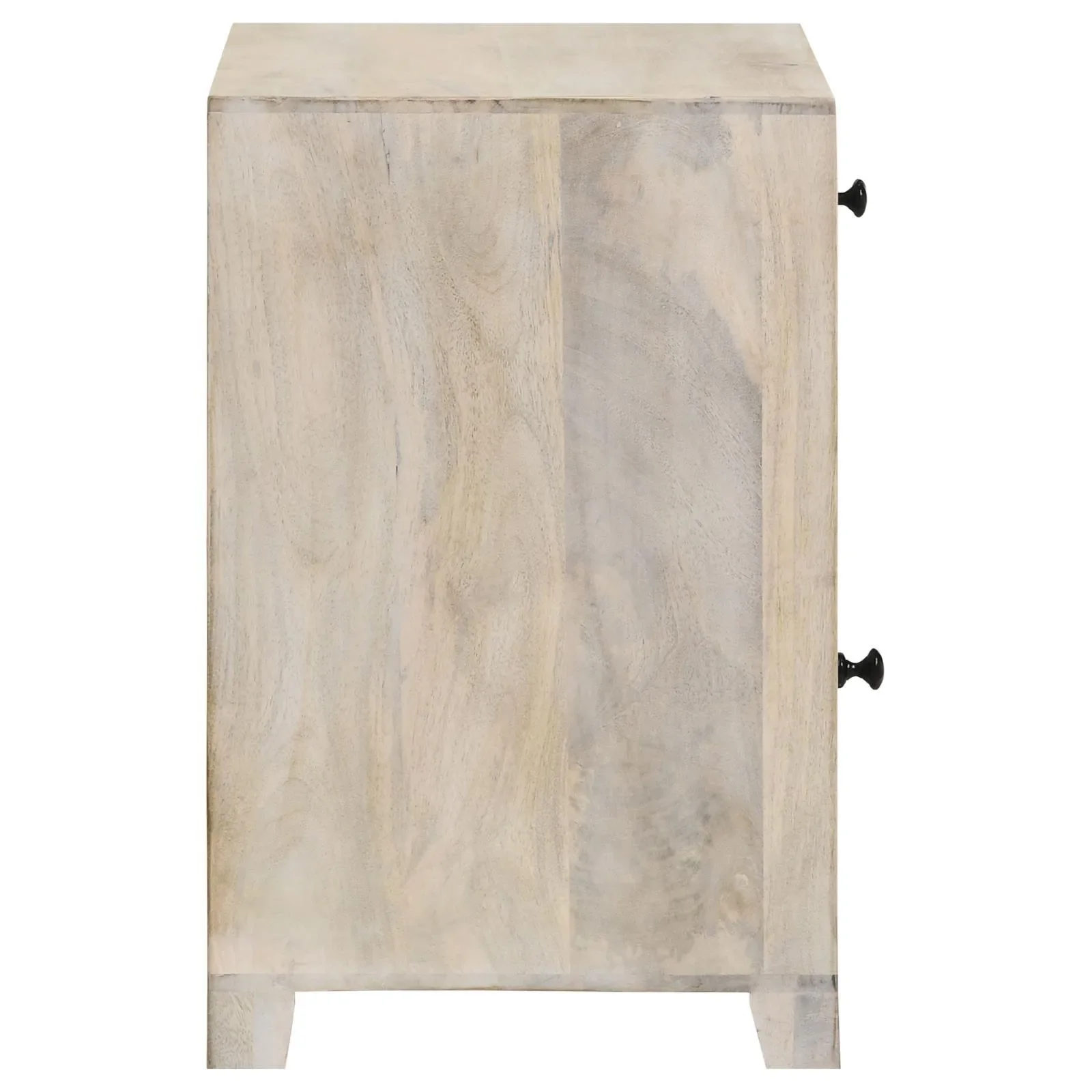 August White Washed 1-Door Accent Cabinet - Image 9