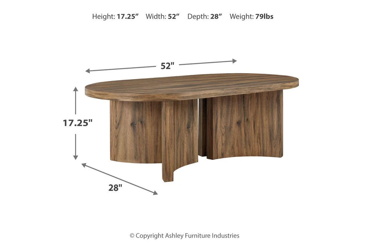 Austanny Warm Brown Coffee Table and 2 End Tables - Image 11