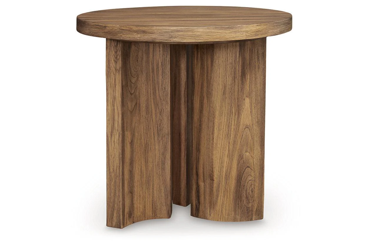 Austanny Warm Brown Coffee Table and 2 End Tables - Image 8