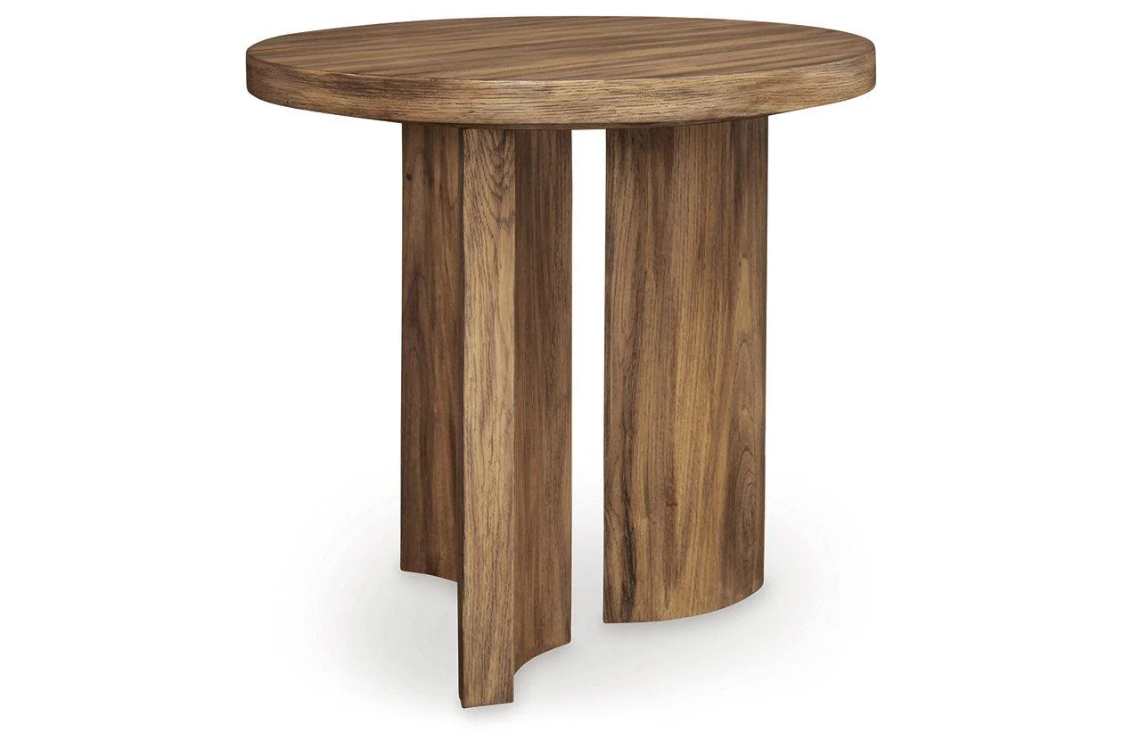 Austanny Warm Brown Coffee Table and 2 End Tables - Image 9