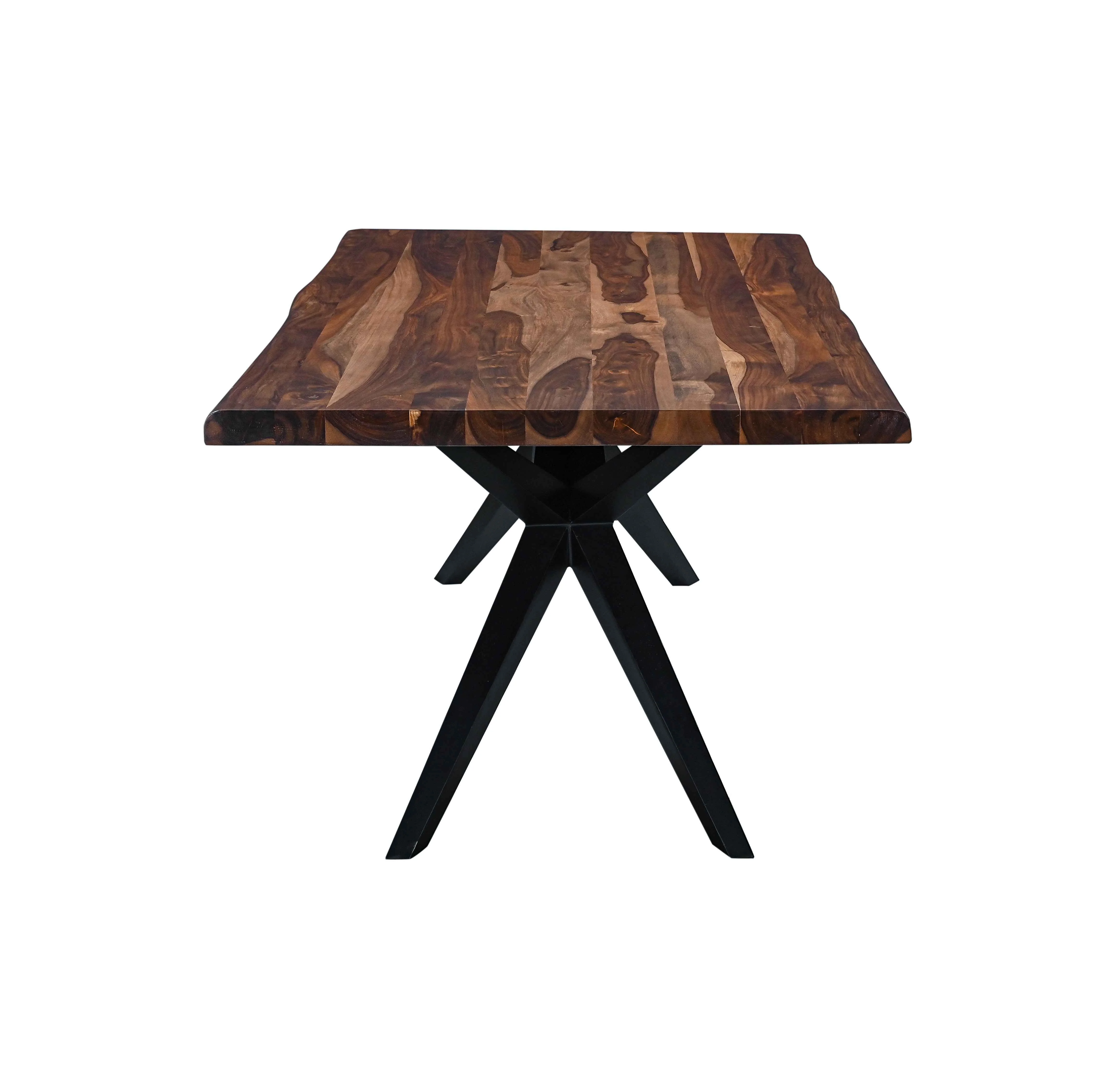 Austin Loft 72" Dining Table in Natural Sheesham - Image 10