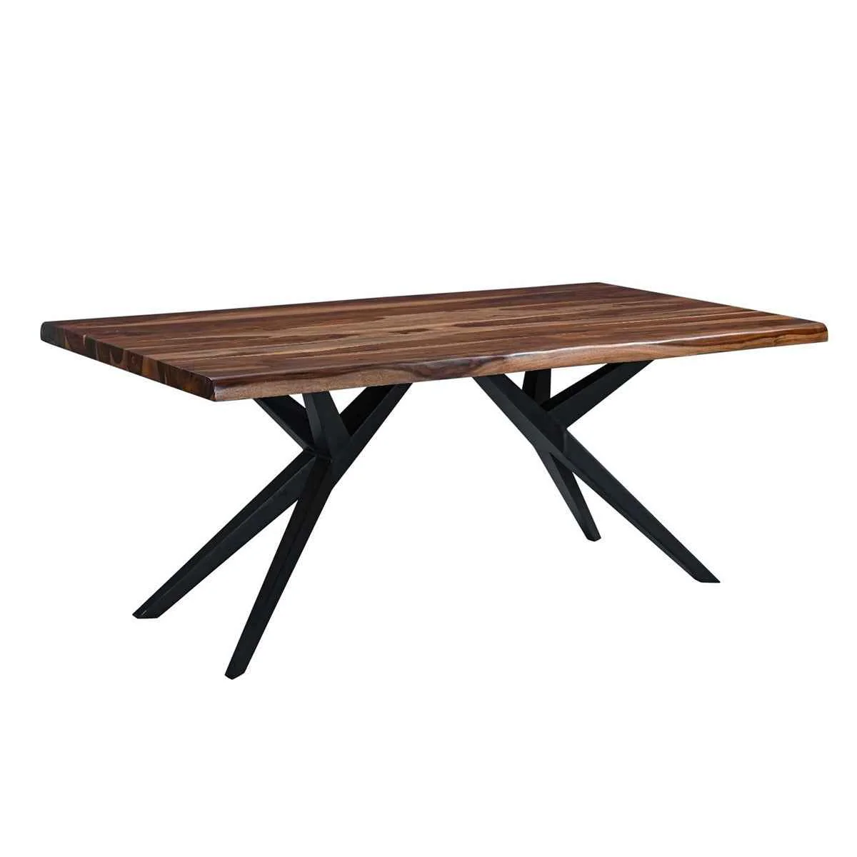 Austin Loft 72" Dining Table in Natural Sheesham - Image 4