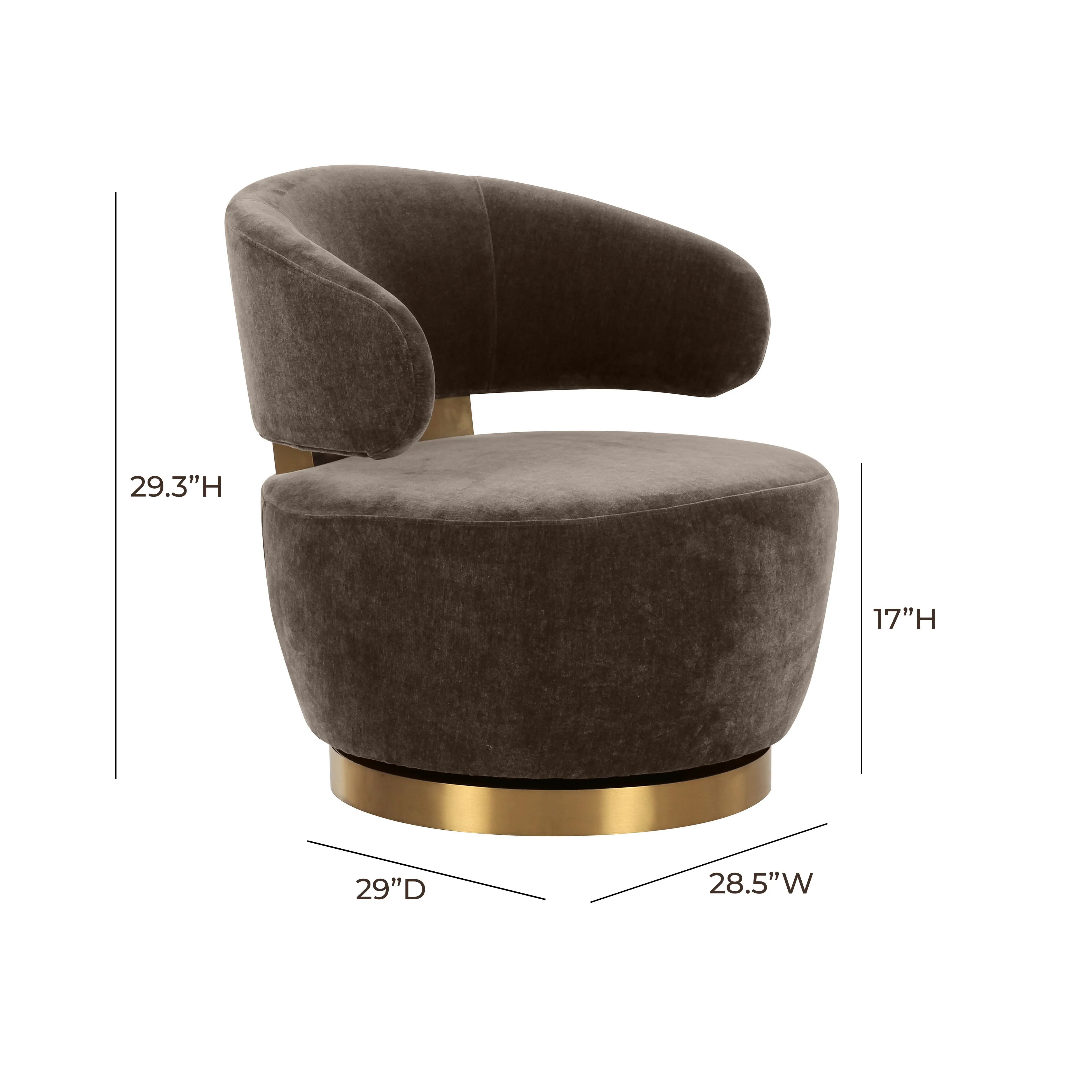 Austin Upcycled Swivel Chair - Image 12