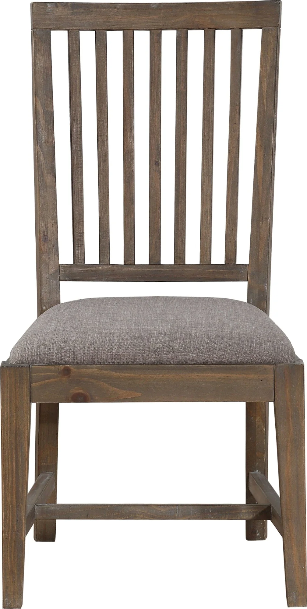 Autumn Flint Oak Solid Wood Upholstered Dining Chair (Set of 2) - Image 5