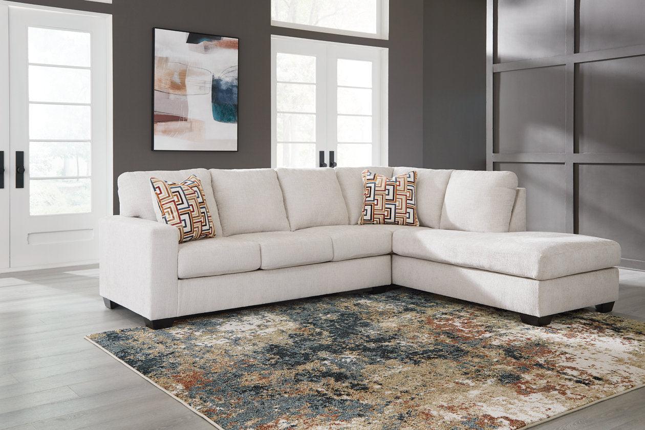 Aviemore Stone 2-Piece Sectional with RAF Chaise - Image 2