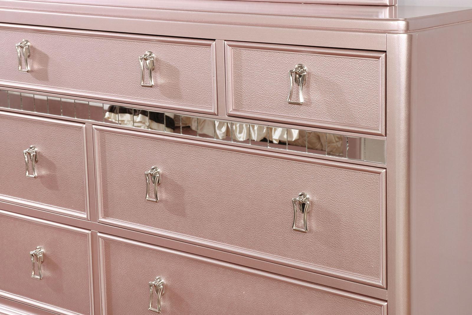Avior Rose Gold Dresser - Image 2
